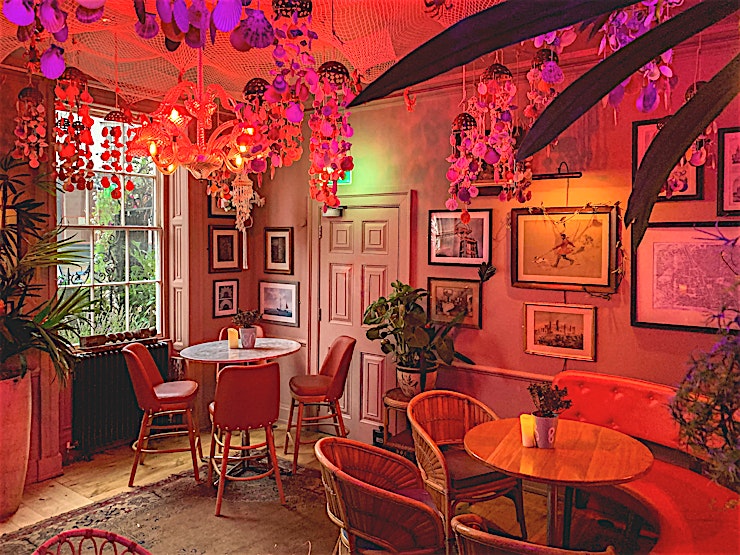 Coral Room We've brought the outside in across our ground floor. Want to feel like you're underwater in a colourful, vibrant reef? Our Coral room is for you! You have to see it to believe it..